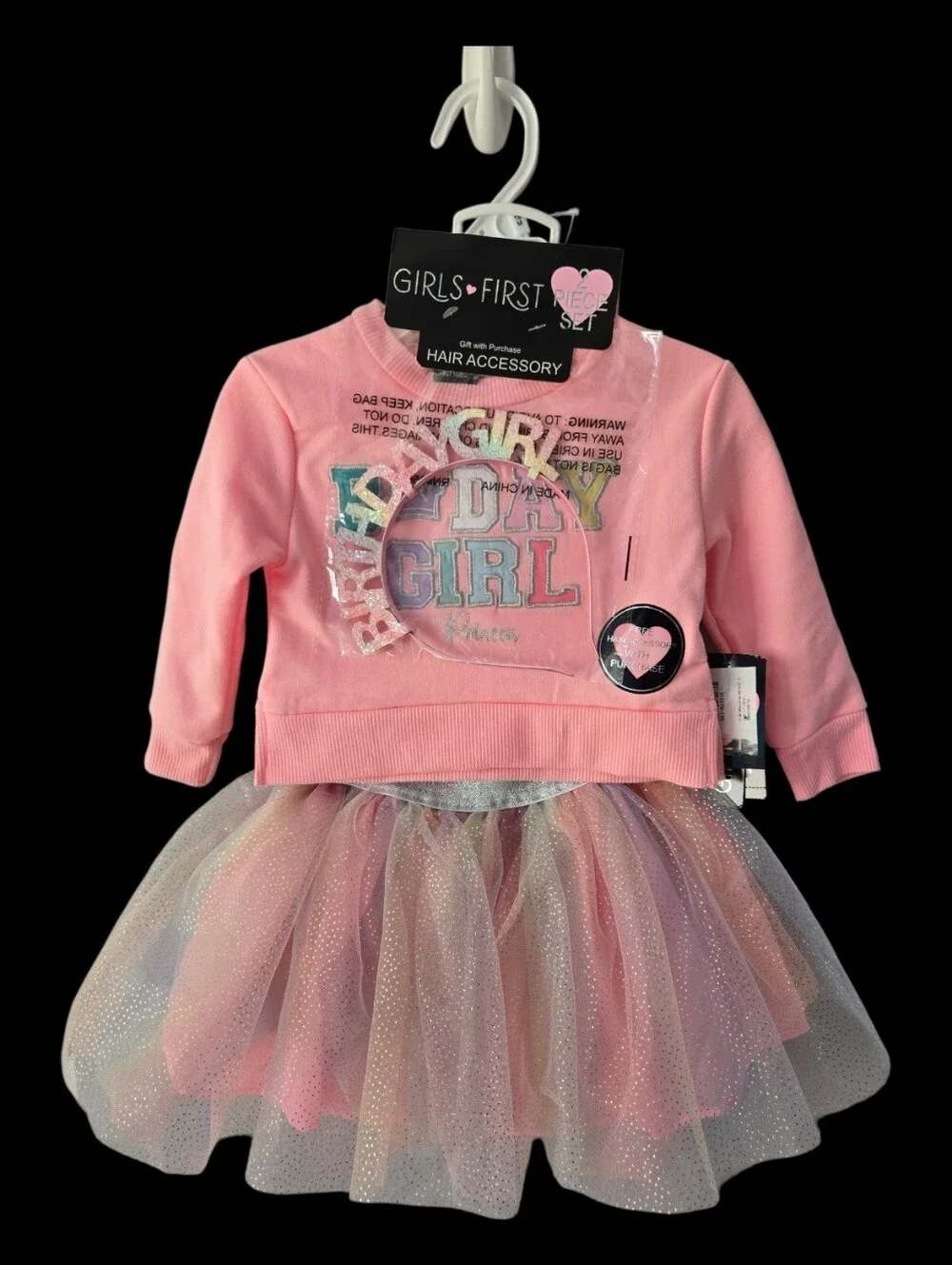 Birthday Girl Princess Outfit Tutu